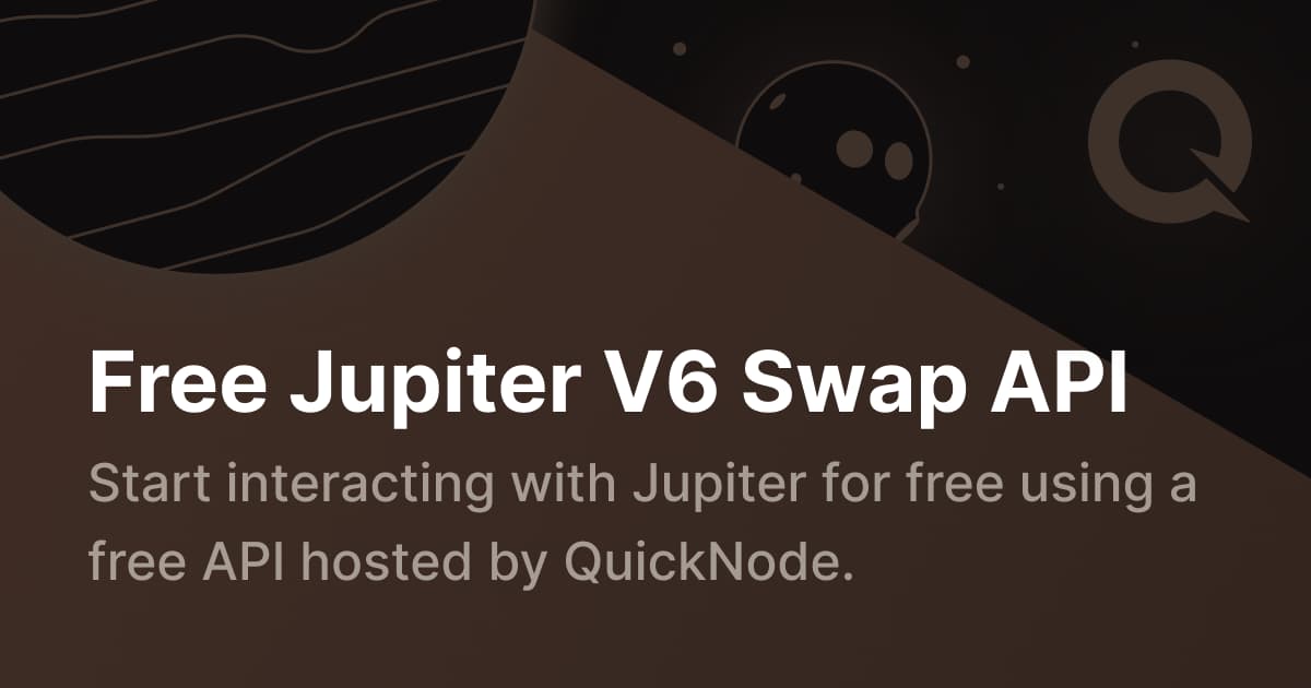 Jupiterapi jupiter swap api